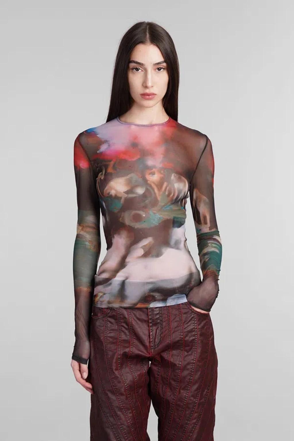 MUGLER Topwear In Multicolor Polyamide Product Image