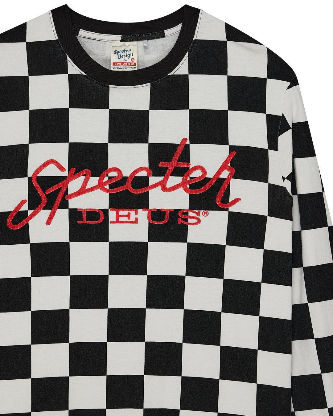 Specter Long Sleeve Tee - Black-White Product Image