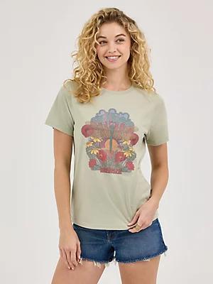 Women's Bloomin' Graphic Tee in Desert Sage Product Image