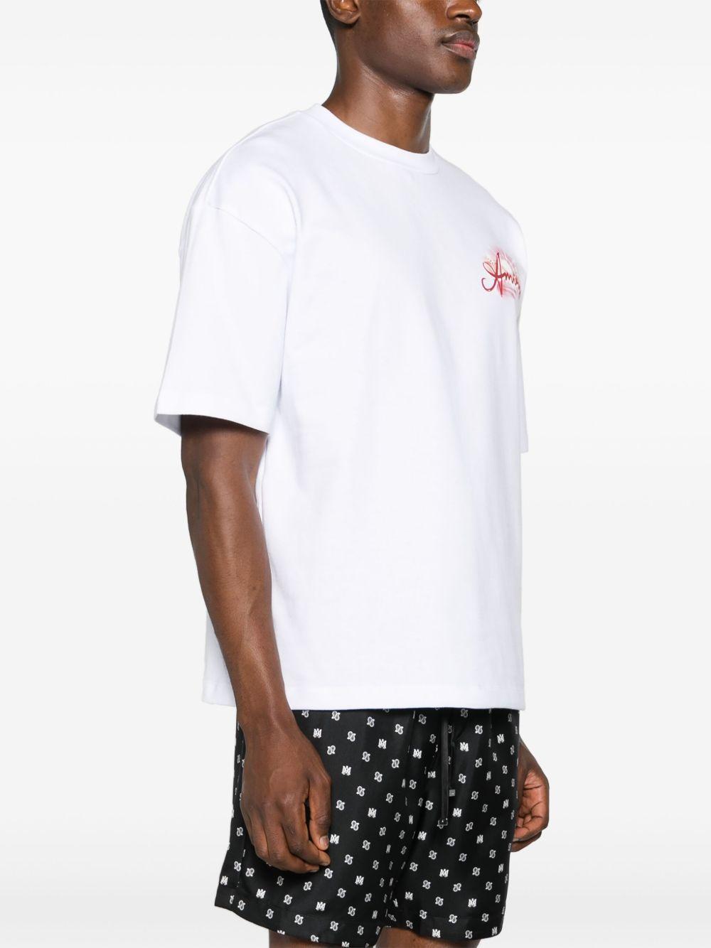 Paradise Airbrush cotton T-shirt Product Image