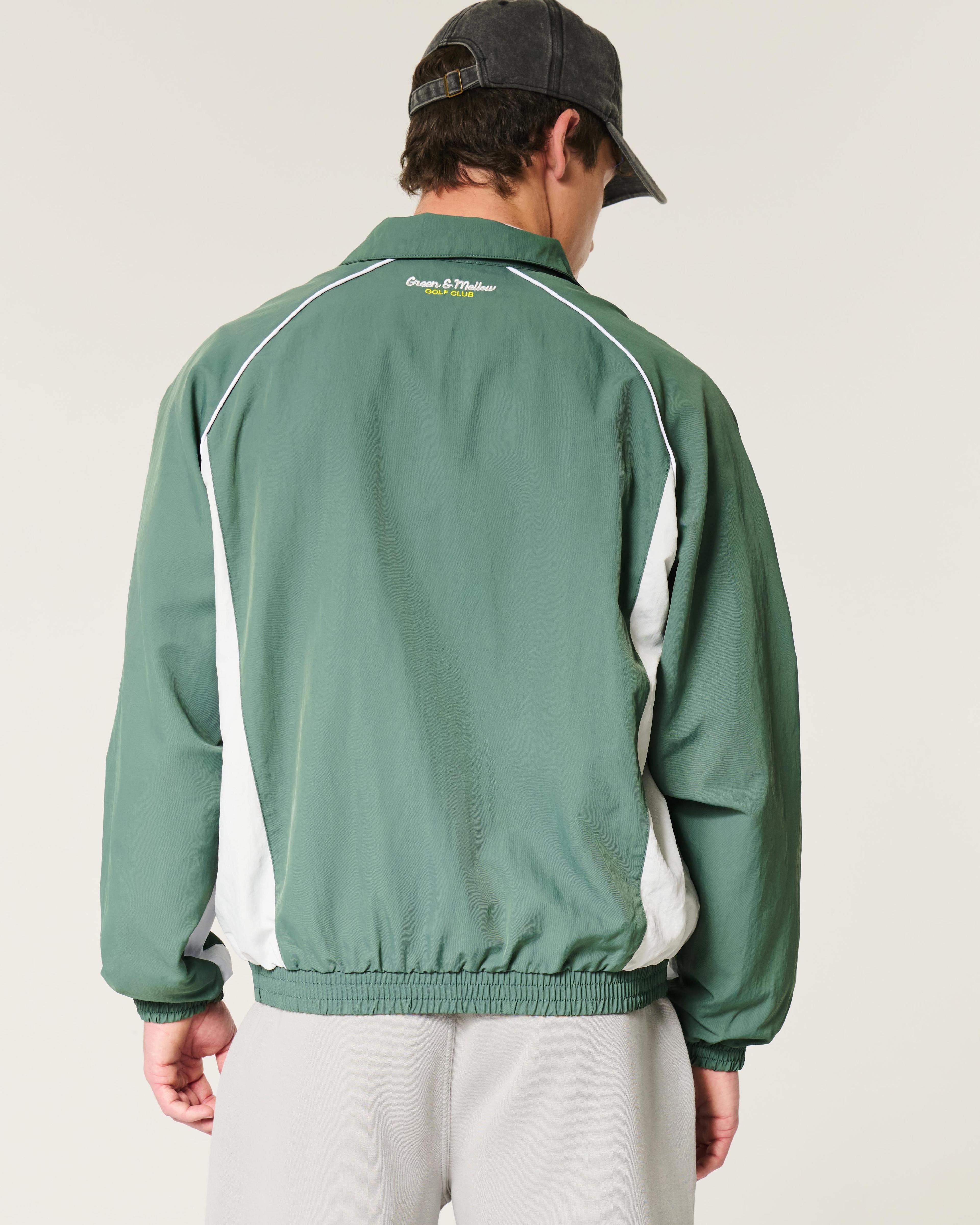 Zip-Up Windbreaker Jacket Product Image