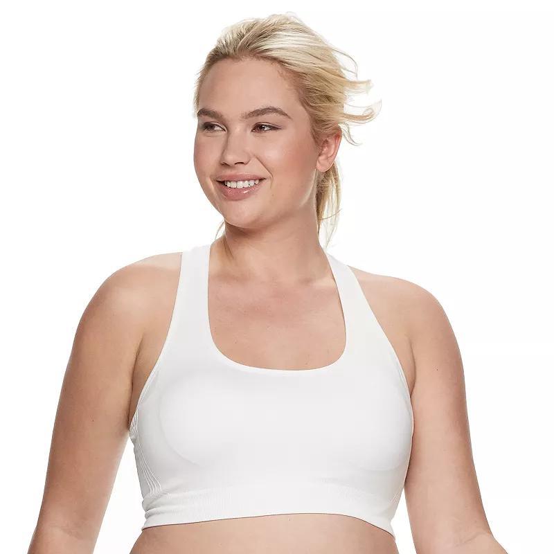 Plus Size Tek Gear Seamless Low-Impact Sports Bra, Womens Product Image