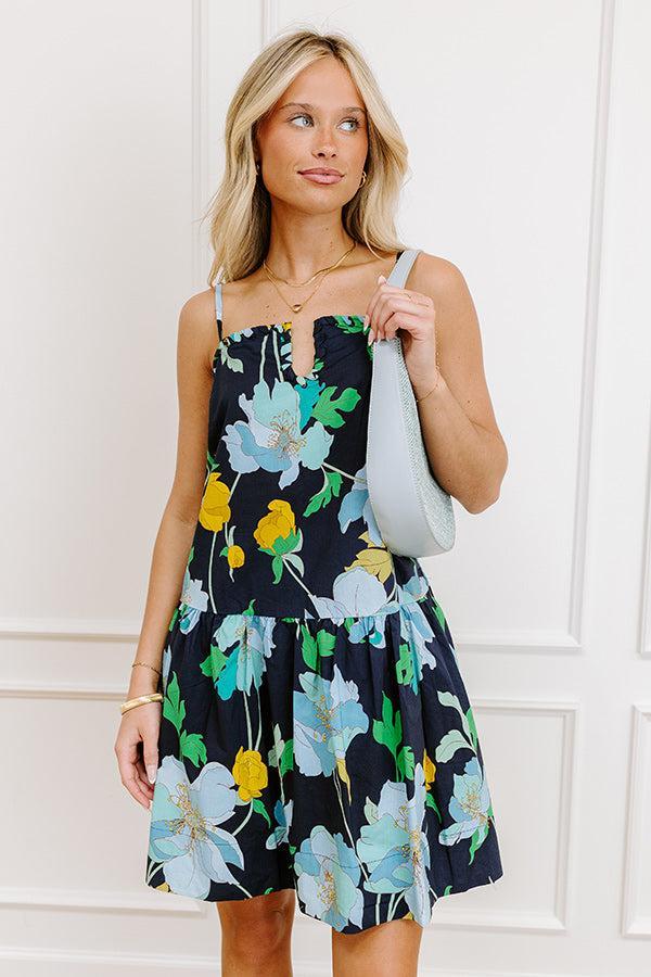 Date Night Chic Floral Mini Dress Product Image