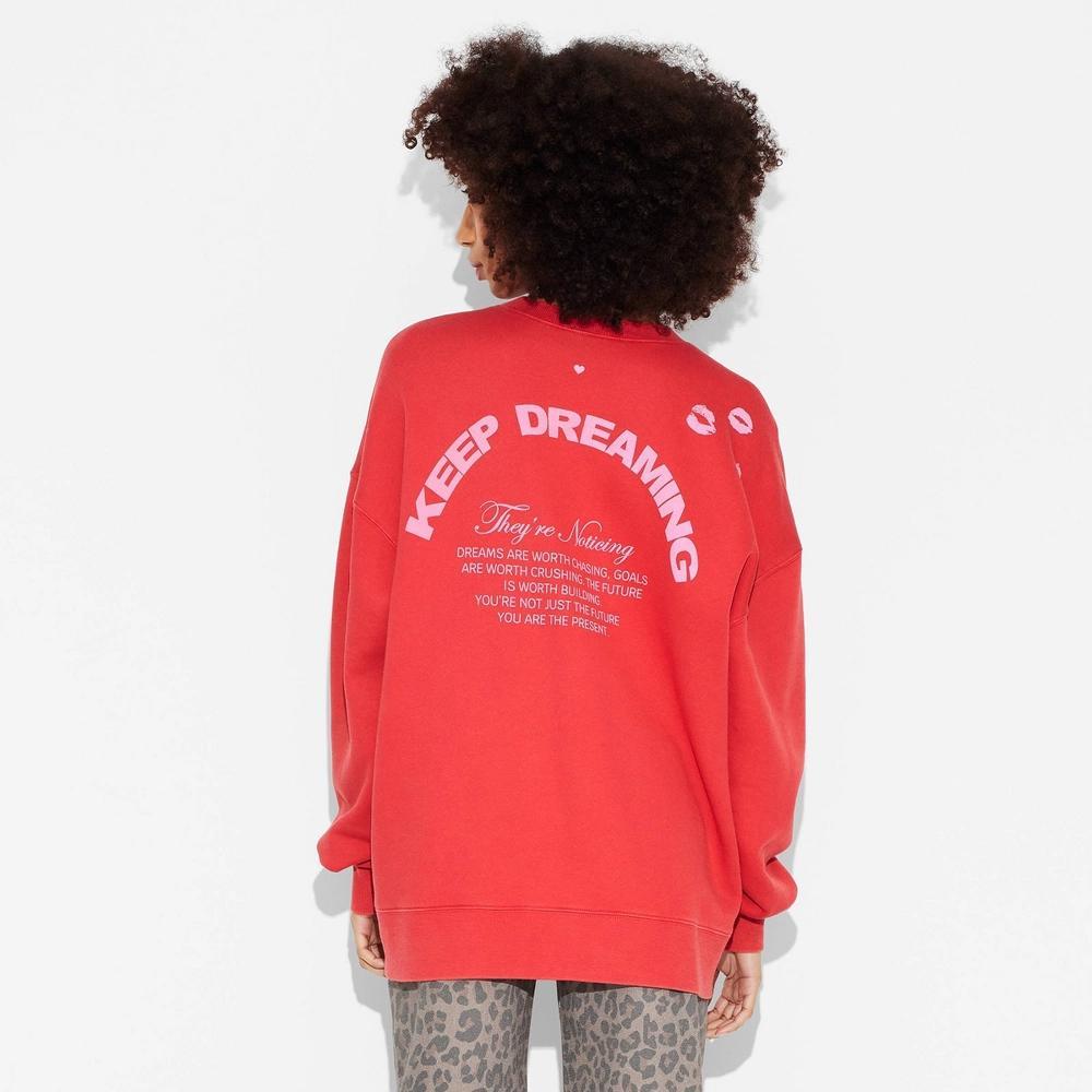 Women's Oversized Pullover Sweatshirt - Wild Fable™ Product Image