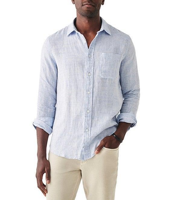 Faherty Linen Laguna Long Sleeve Woven Shirt Product Image