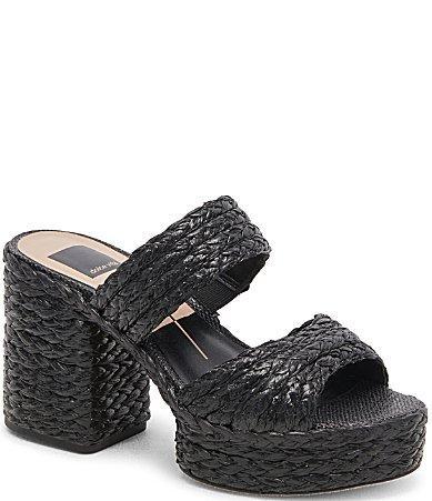 Dolce Vita Latoya Raffia) Women's Sandals Product Image