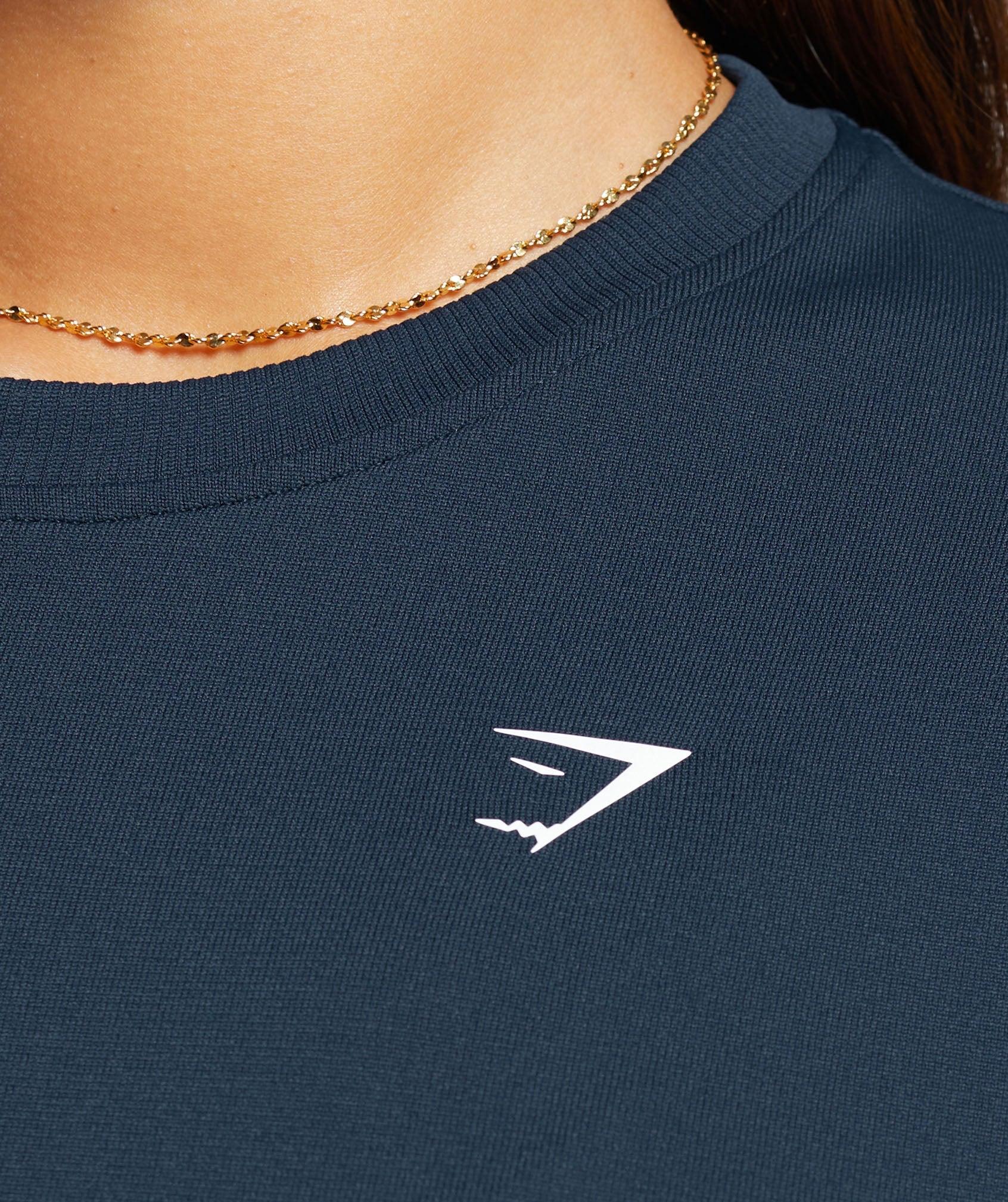 Gymshark Everyday Seamless Long Sleeve Top - Navy Female Product Image