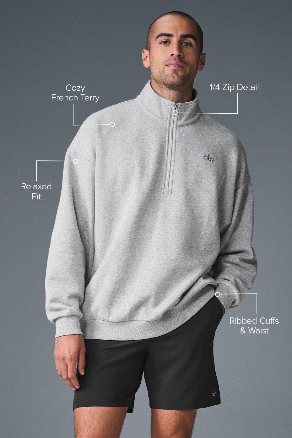 Accolade 1/4 Zip Pullover - Athletic Heather Grey Product Image