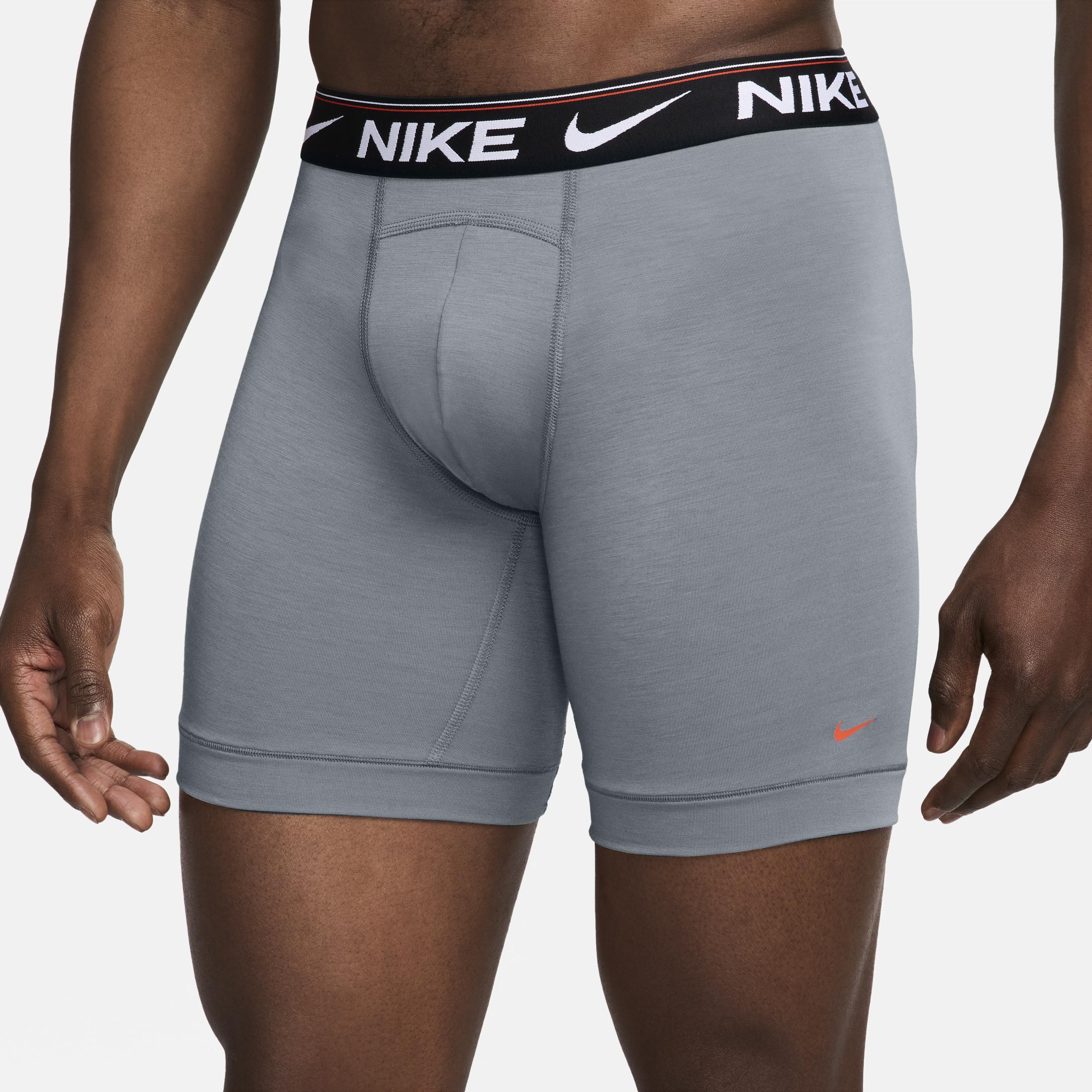 Nike Ultra Comfort Mens Dri-FIT Long Boxer Brief (3-Pack) Product Image