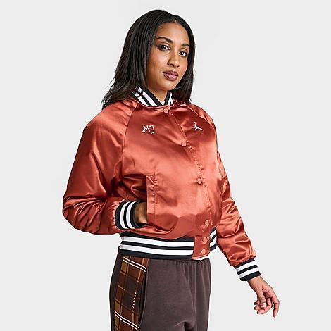 Jordan Womens Jordan Varsity Jacket - Womens Dusty Peach Product Image