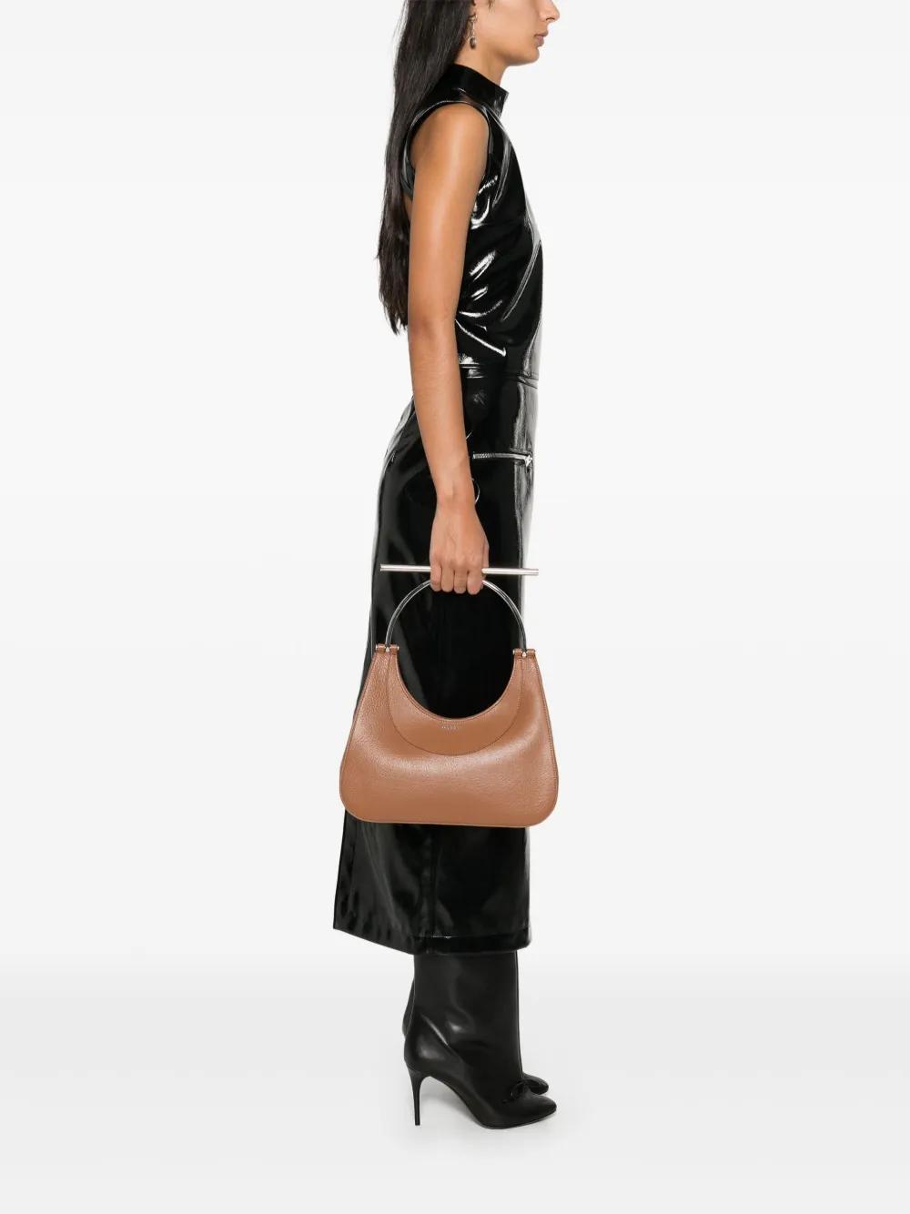 ALEXANDER MCQUEEN Cross-bar Tote Bag In Brown Product Image