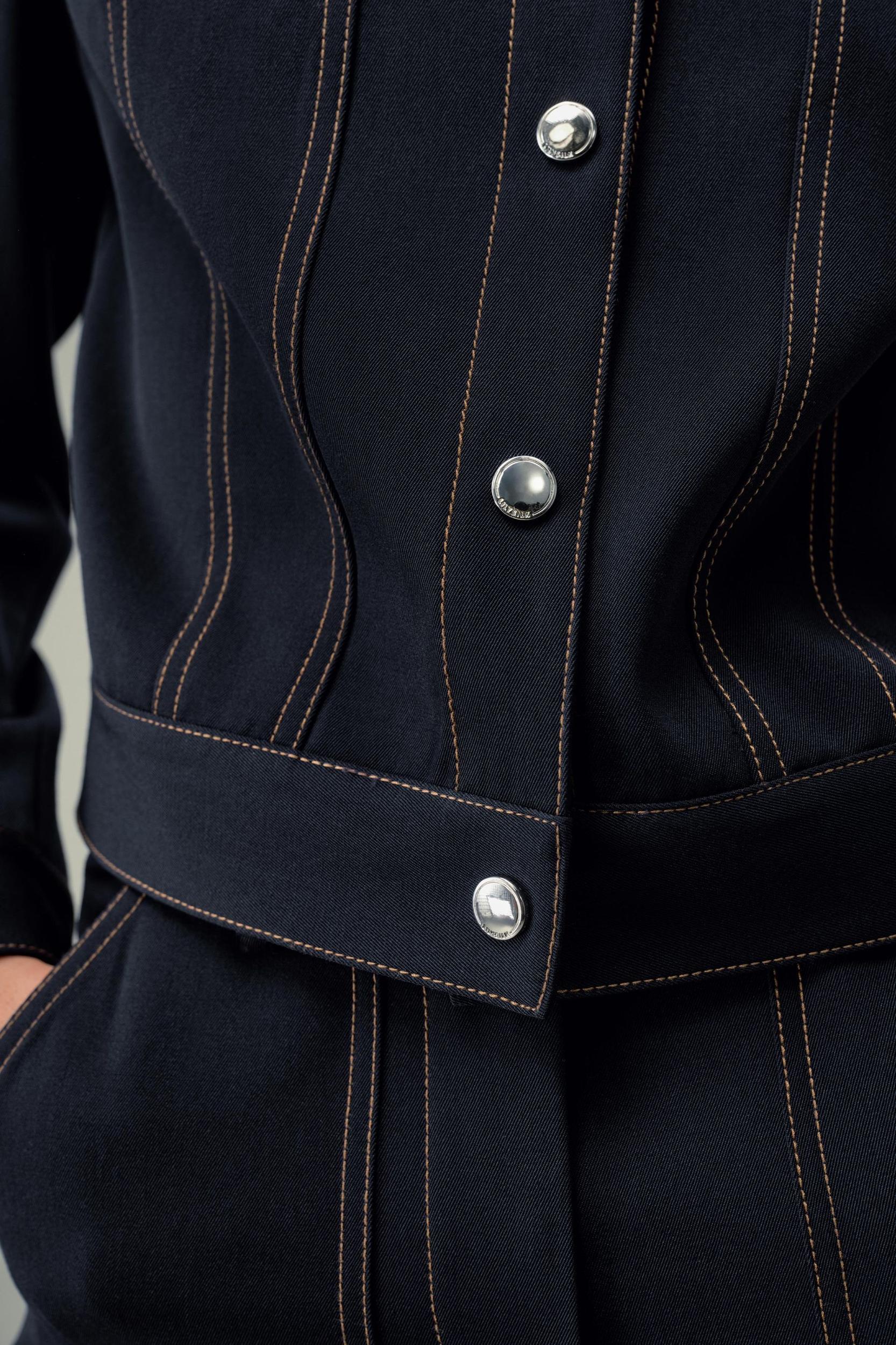 LSxES Denim-Inspired Wool Jacket Product Image