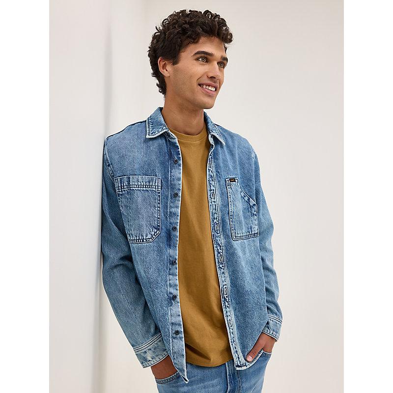 Mens Engineer Button Down Overshirt Product Image