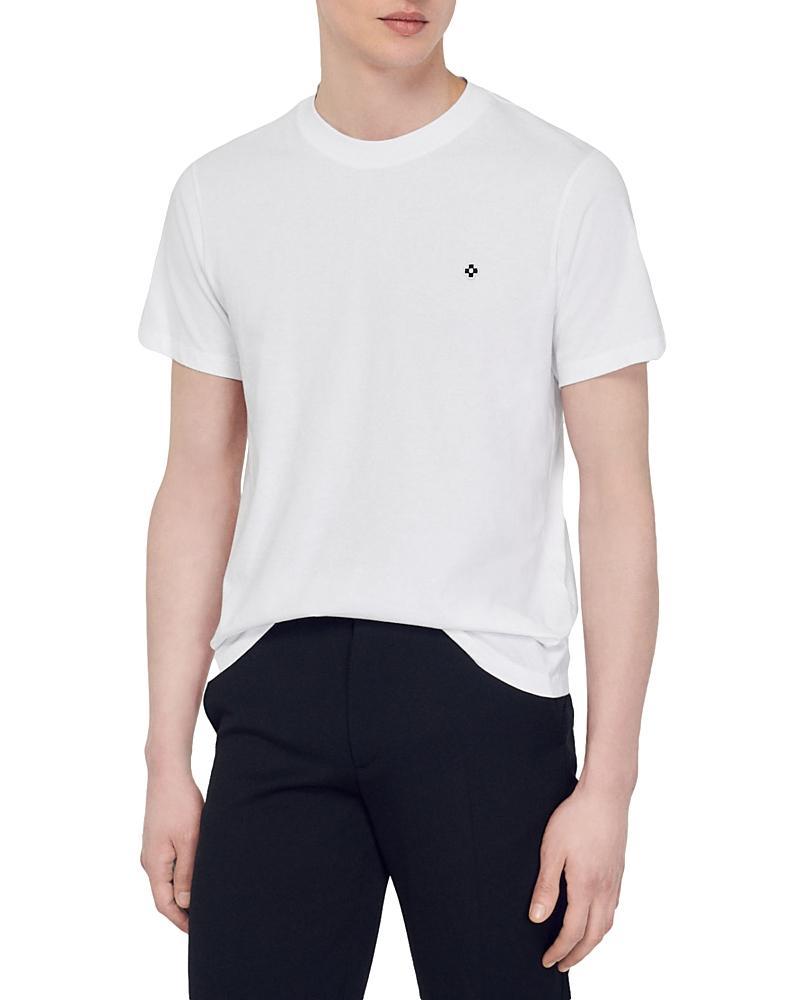 Mens T-Shirt with Square Cross Patch Product Image