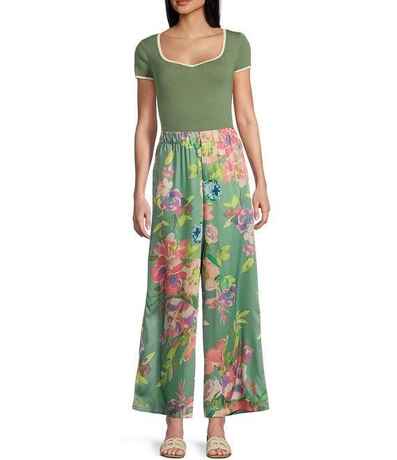 Evolutionary Floral Print Pants Product Image