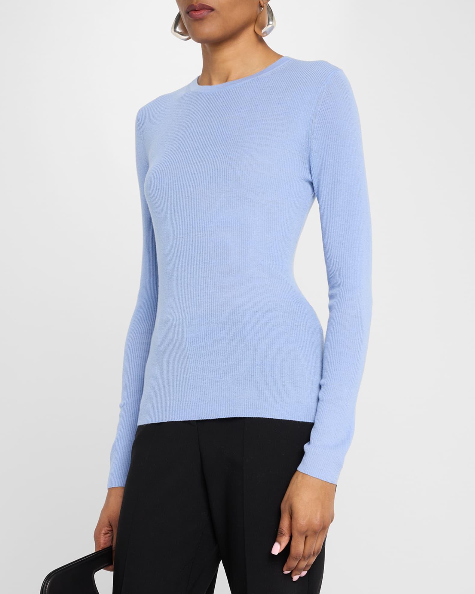 Hutton Ribbed Cashmere Pullover Product Image