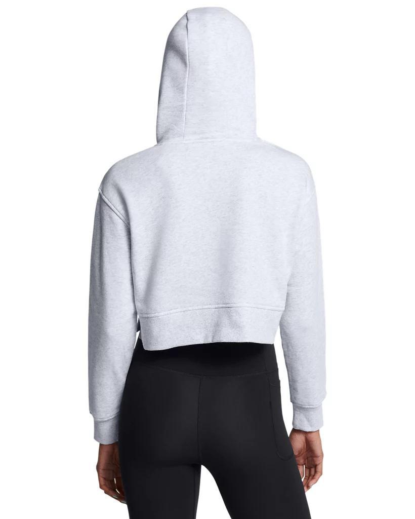 Women's UA Rival Fleece Collegiate Cropped Hoodie Product Image