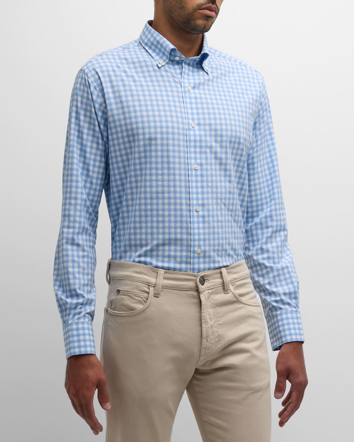 Men's Gibbs Performance Poplin Sport Shirt  Product Image