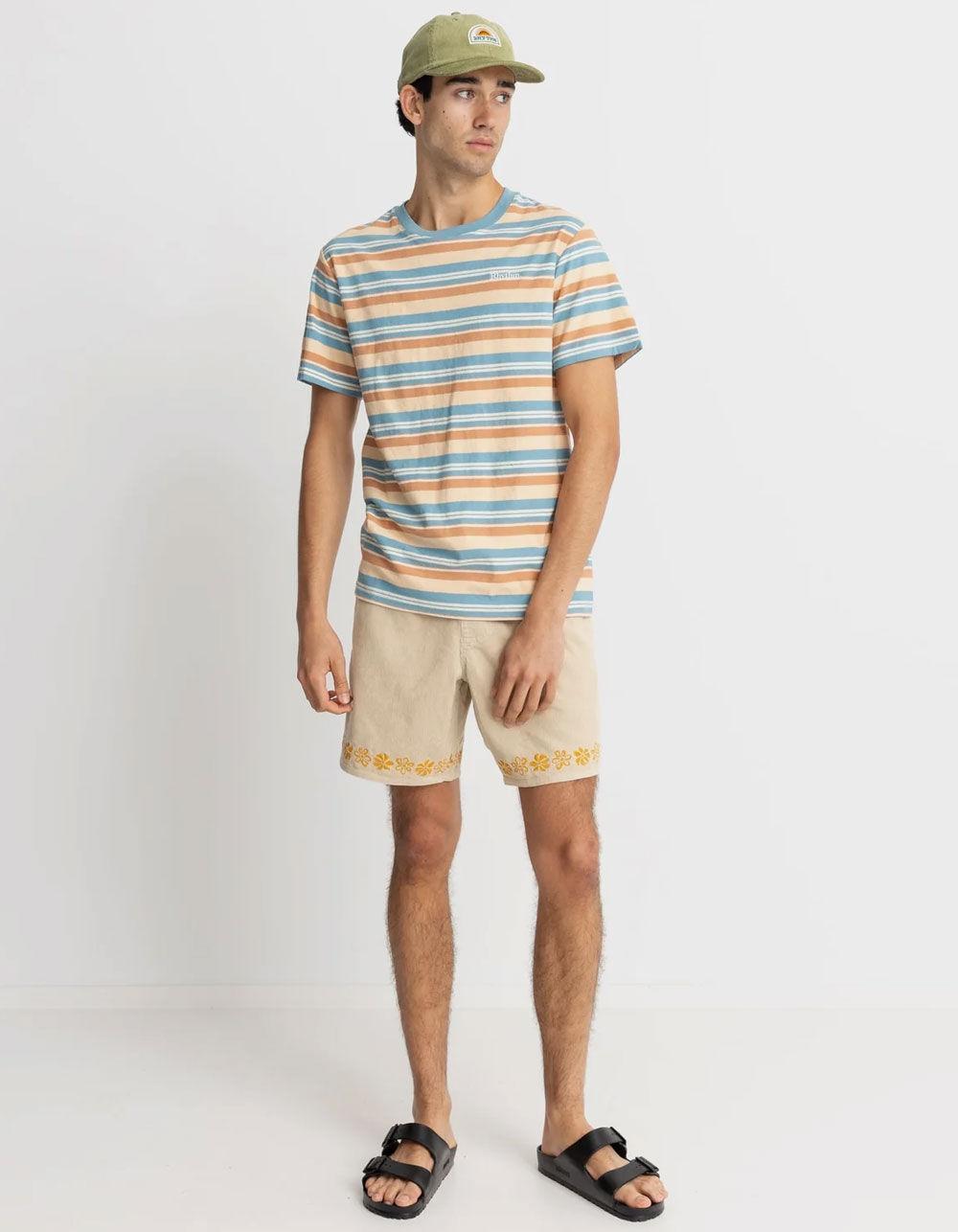 RHYTHM Everyday Mens Stripe Tee Product Image