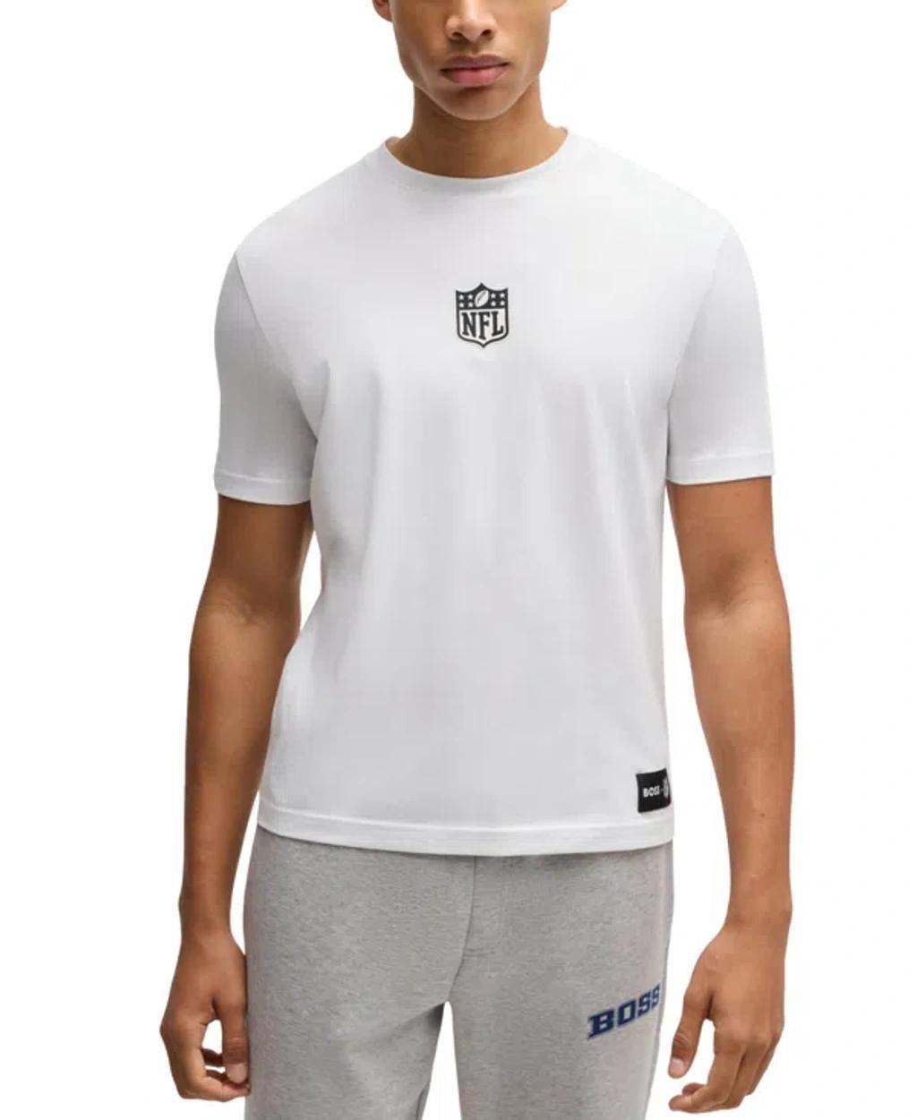 HUGO BOSS Boss X Nfl Men's Special Branding T-shirt In Seahawks Blue Product Image