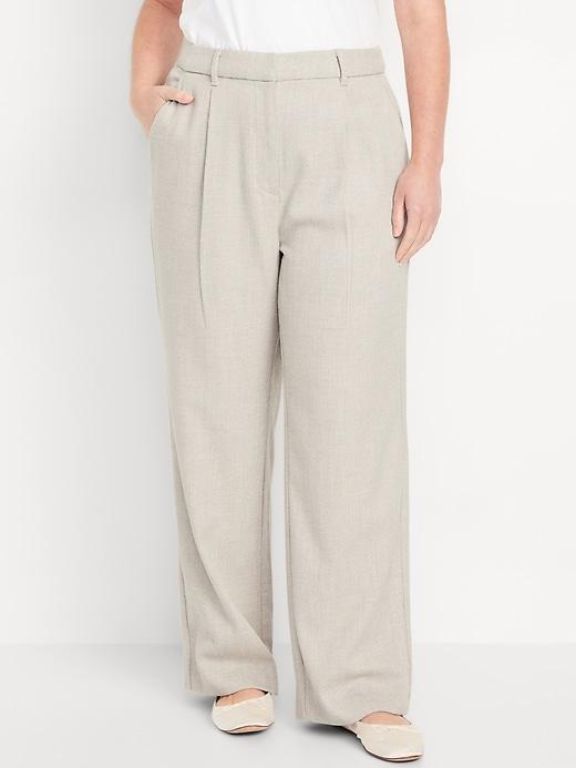 Extra High-Waisted Taylor Trouser Wide-Leg Pants Product Image