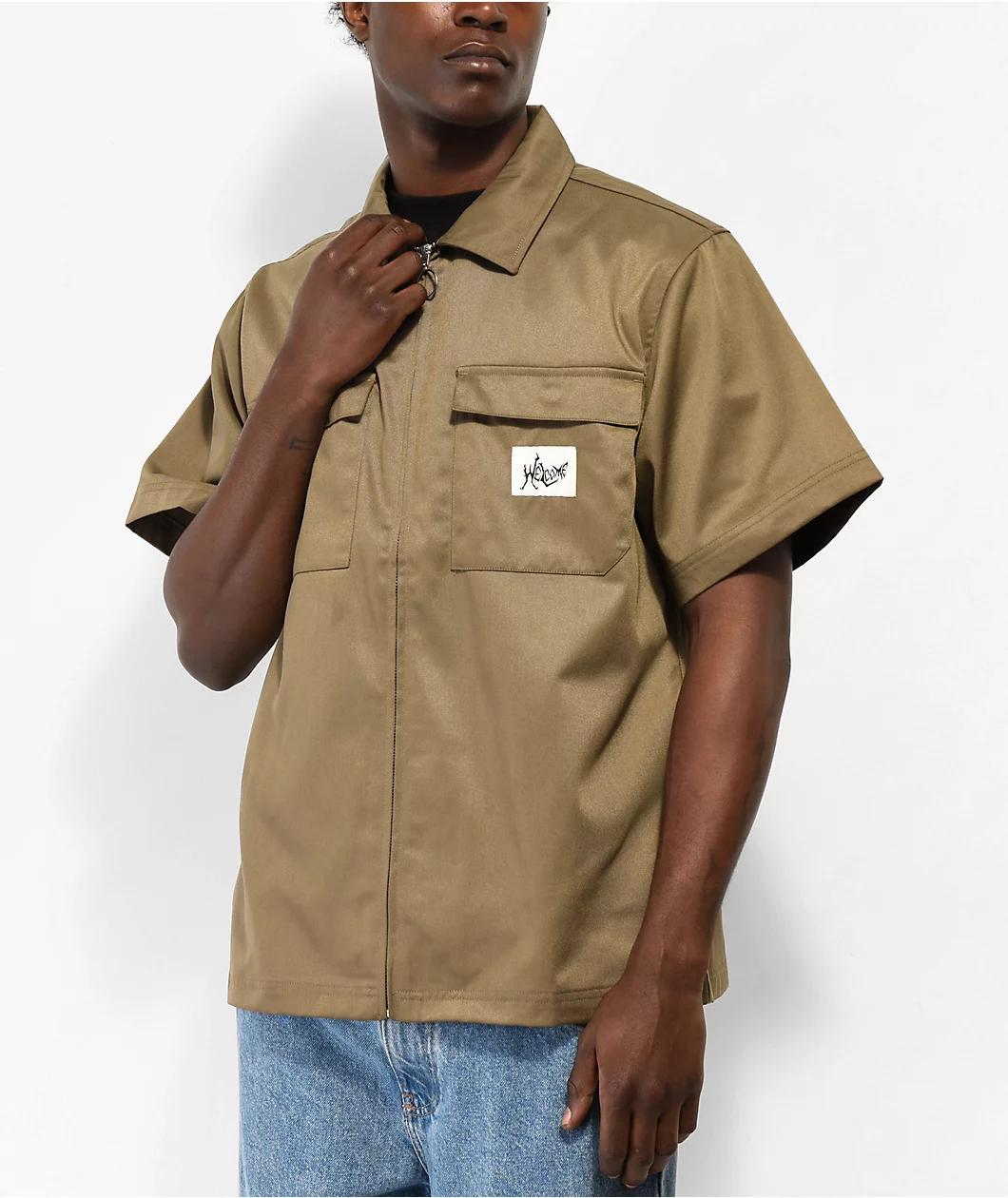 Welcome Nephilim Stone Short Sleeve Work Shirt Product Image