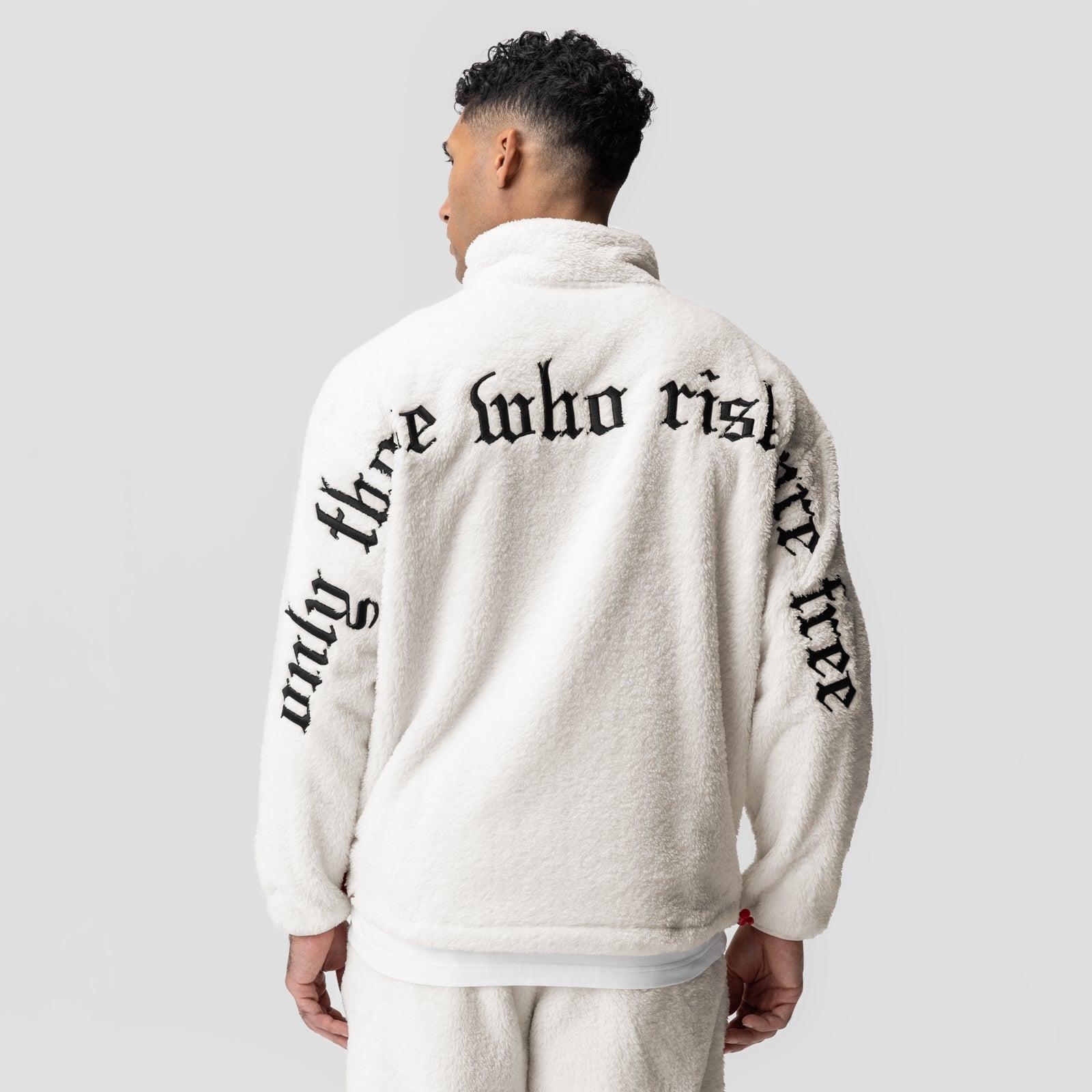 1006. Sherpa Recovery 1/2 Zip - Ivory Cream/Black Product Image