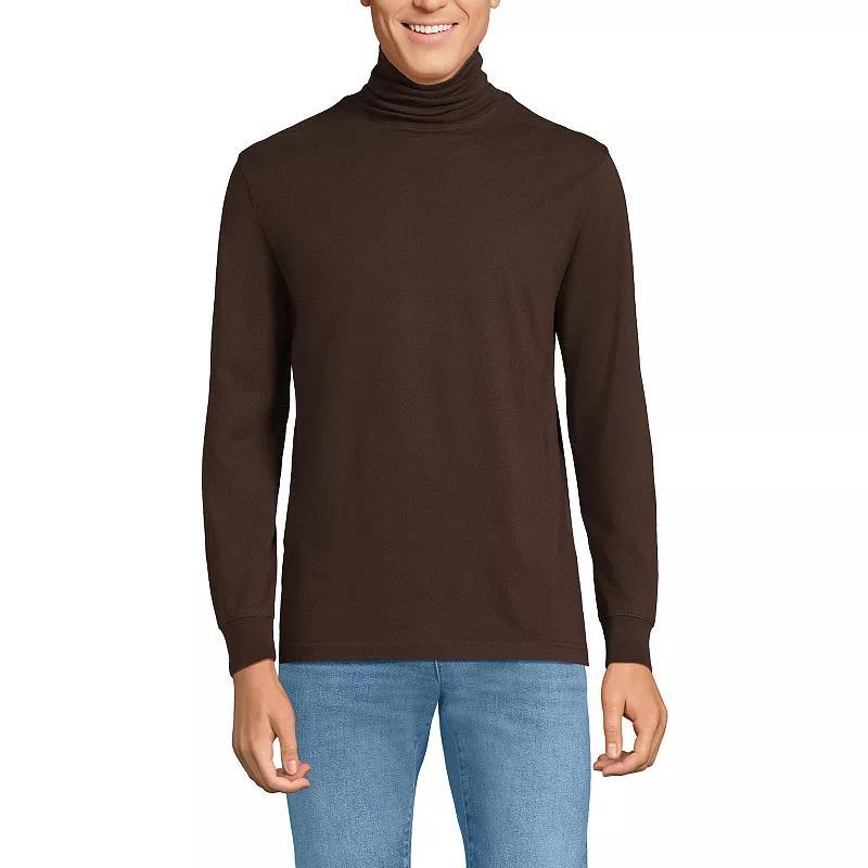 Big & Tall Lands End Super-T Classic-Fit Turtleneck, Mens Product Image