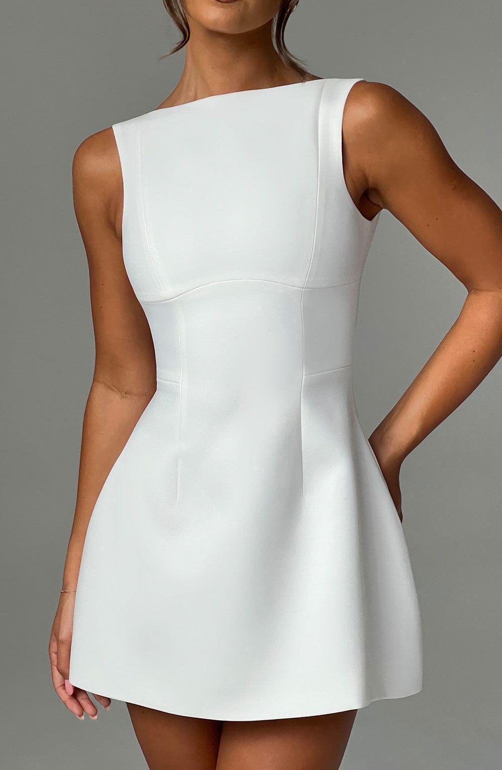 Alana Mini Dress - Ivory Product Image