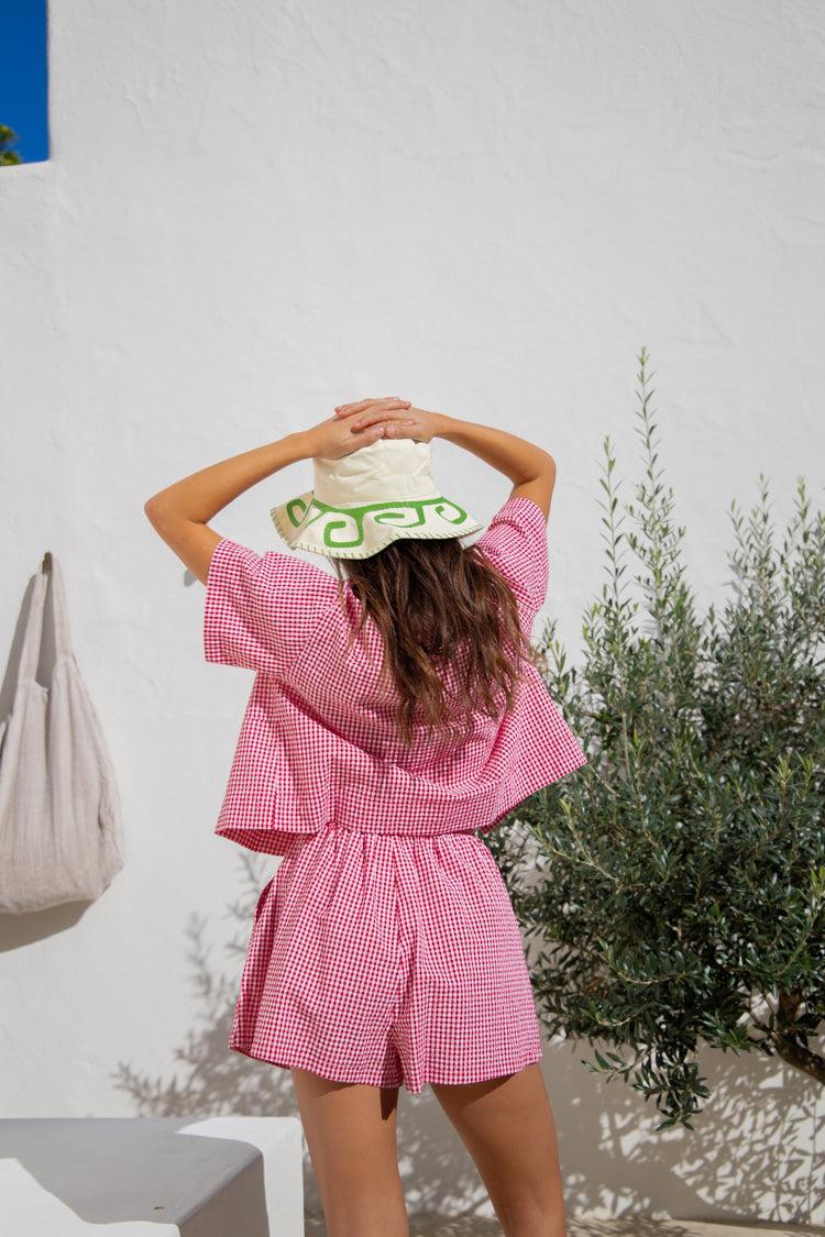 The Sea & I Smock Top Red Product Image