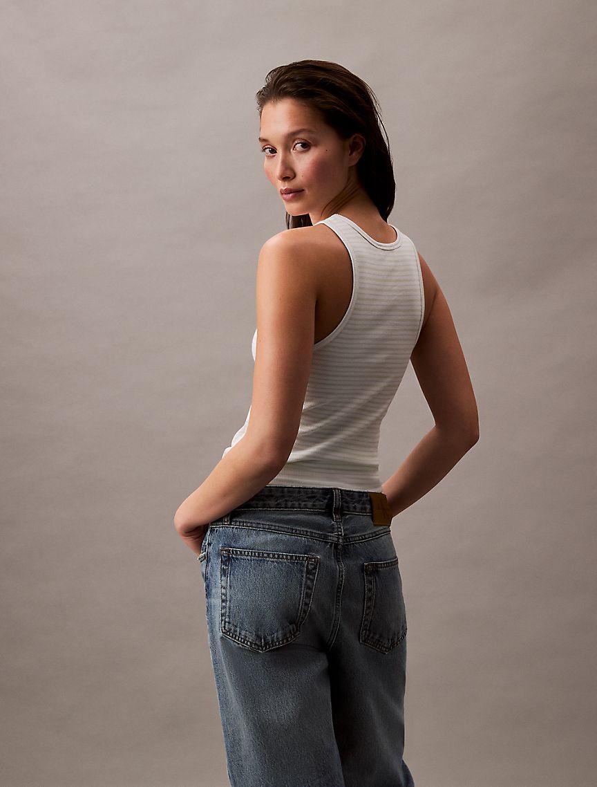 Cotton Contour Rib Tank Product Image