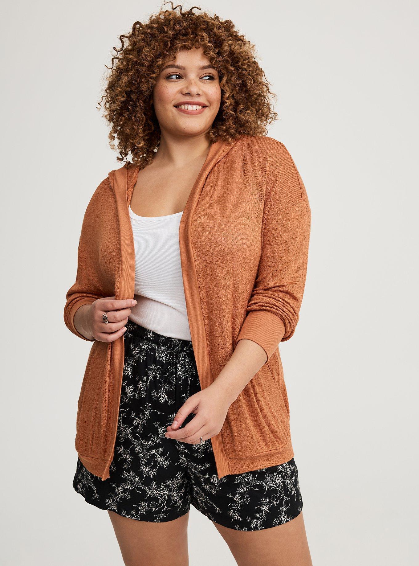 Open Hooded Cardigan Product Image