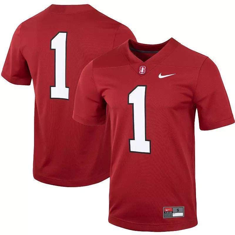 Mens Nike #1 Cardinal Stanford Cardinal Untouchable Football Jersey Product Image