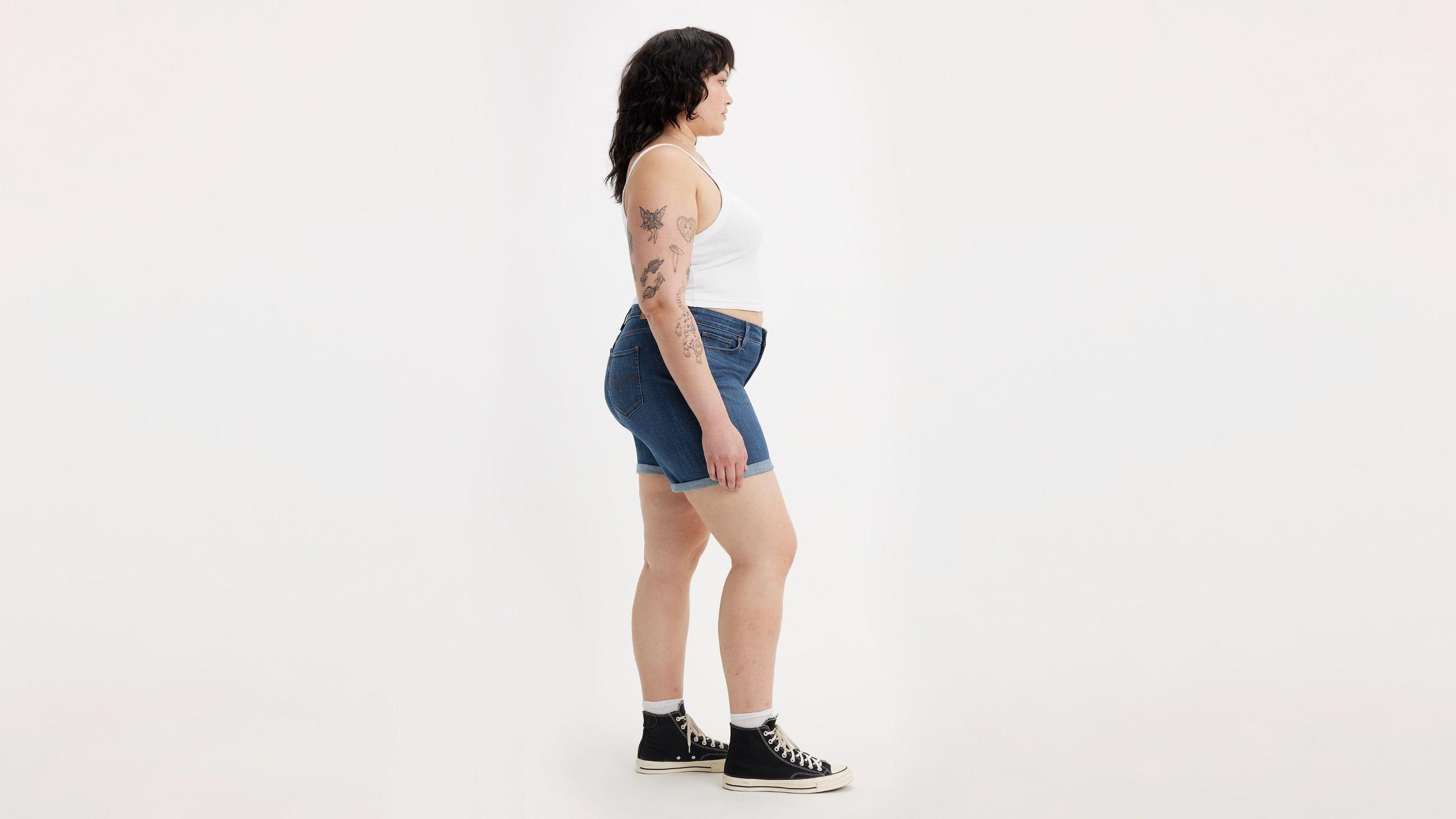 Mid Length Women's Shorts (Plus Size) Product Image