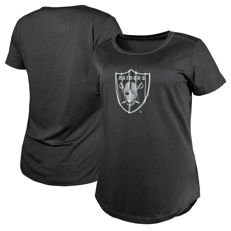 Womens New Era Charcoal Las Vegas Raiders 2024 NFL Draft T-Shirt Product Image