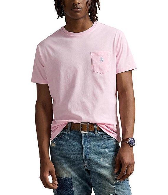 Polo Ralph Lauren Classic Fit Jersey Short Sleeve Pocket T-Shirt Product Image
