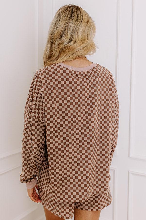 Call It Cozy Ultra Soft Tee in Mocha Product Image