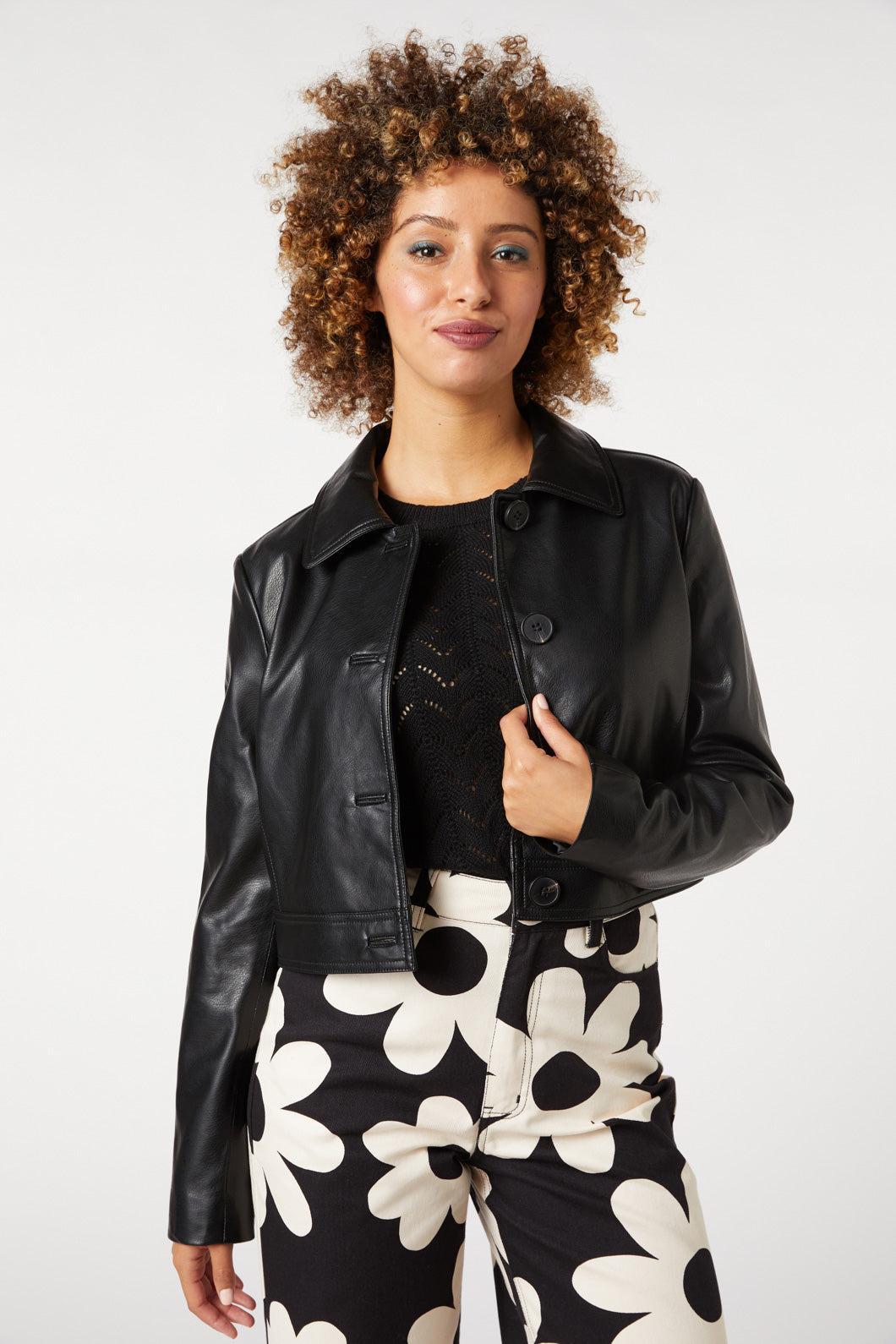 Cassidy Pleather Jacket Product Image