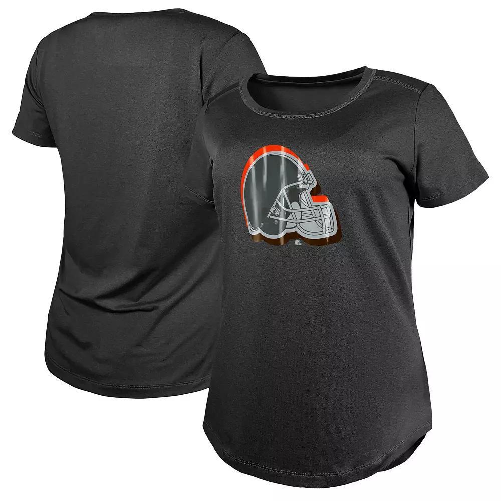 Women's New Era Charcoal Cleveland Browns 2024 NFL Draft T-Shirt,  Product Image