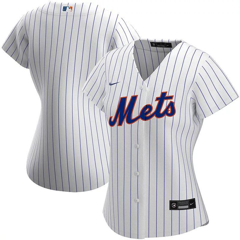 Nike Womens New York Mets Official Replica Jersey - White Product Image