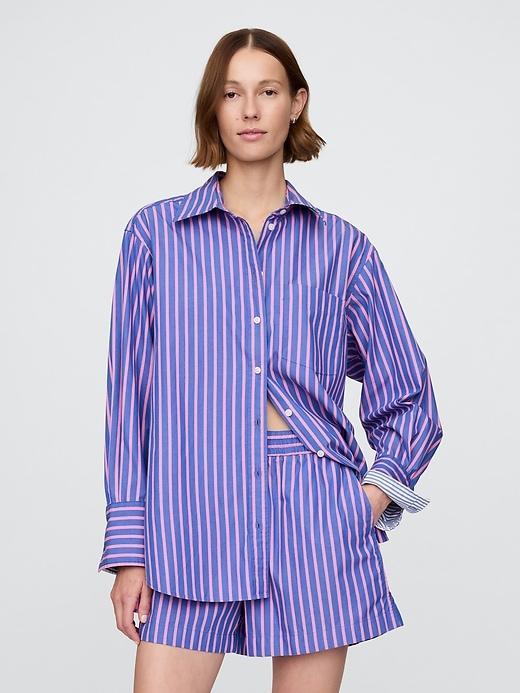 Organic Cotton Poplin Big Shirt Product Image