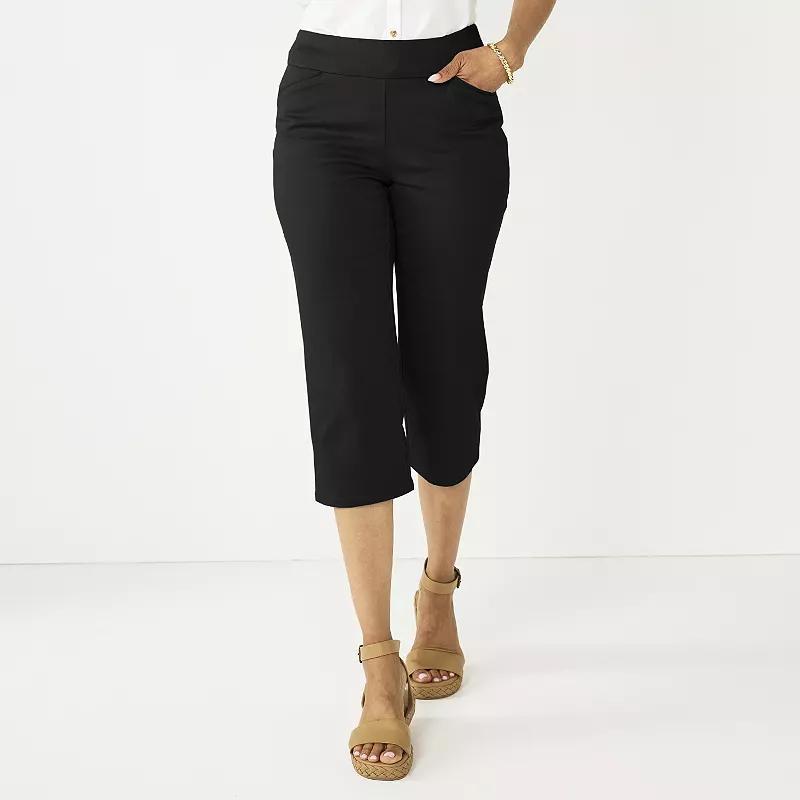Women's Croft & Barrow® Effortless Stretch Capri Pants,  Product Image