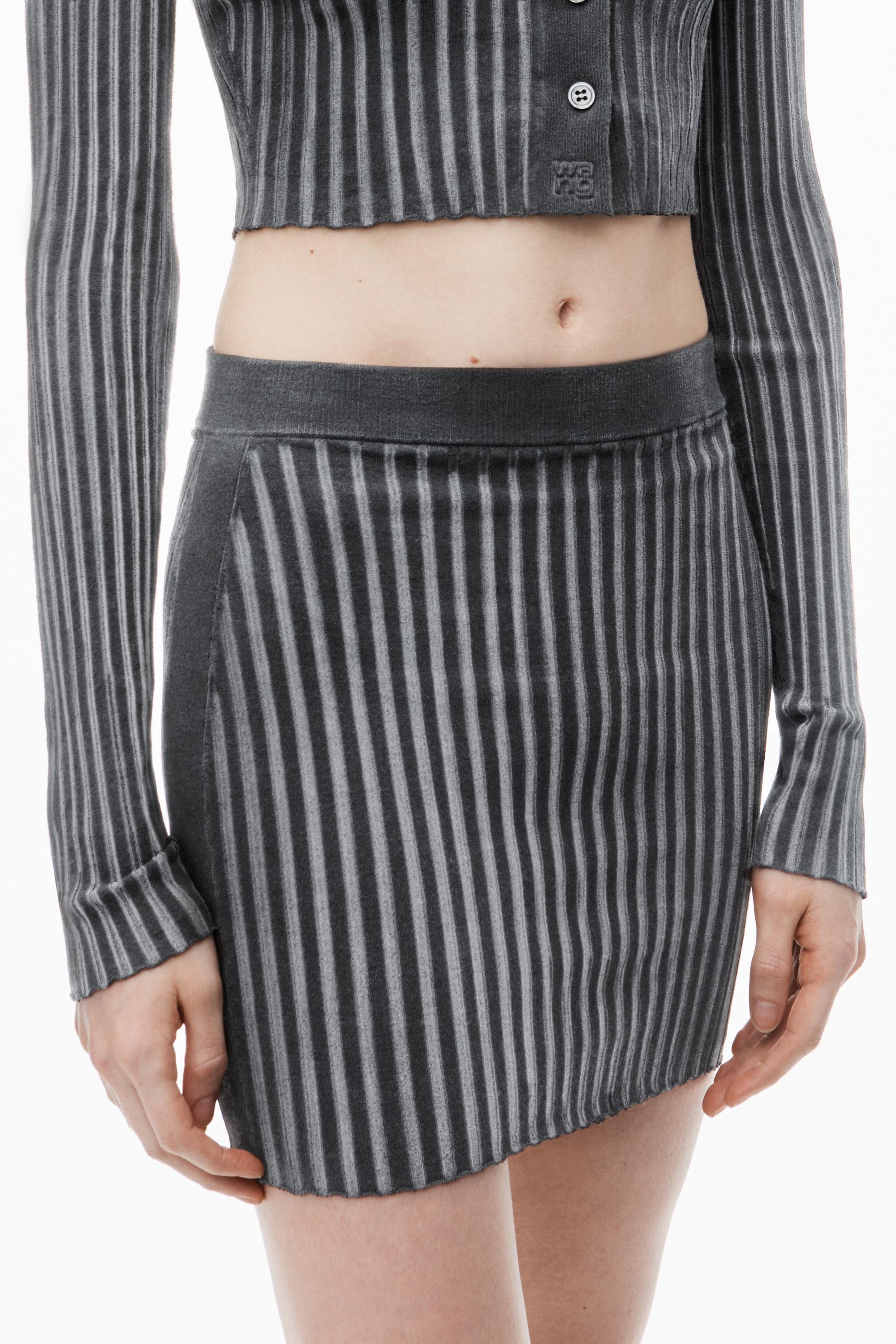 Mini Skirt In Rib-knit Product Image