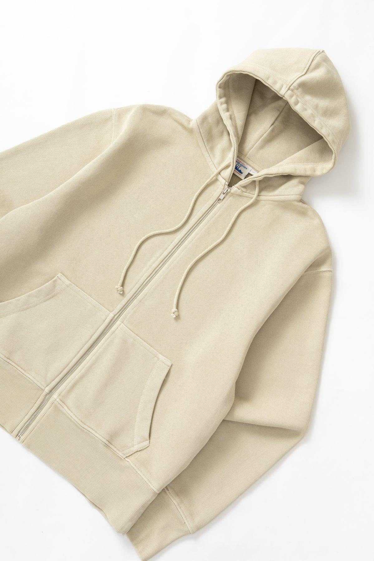 Power Goods - Loopback Zip Hoodie - Bone Product Image