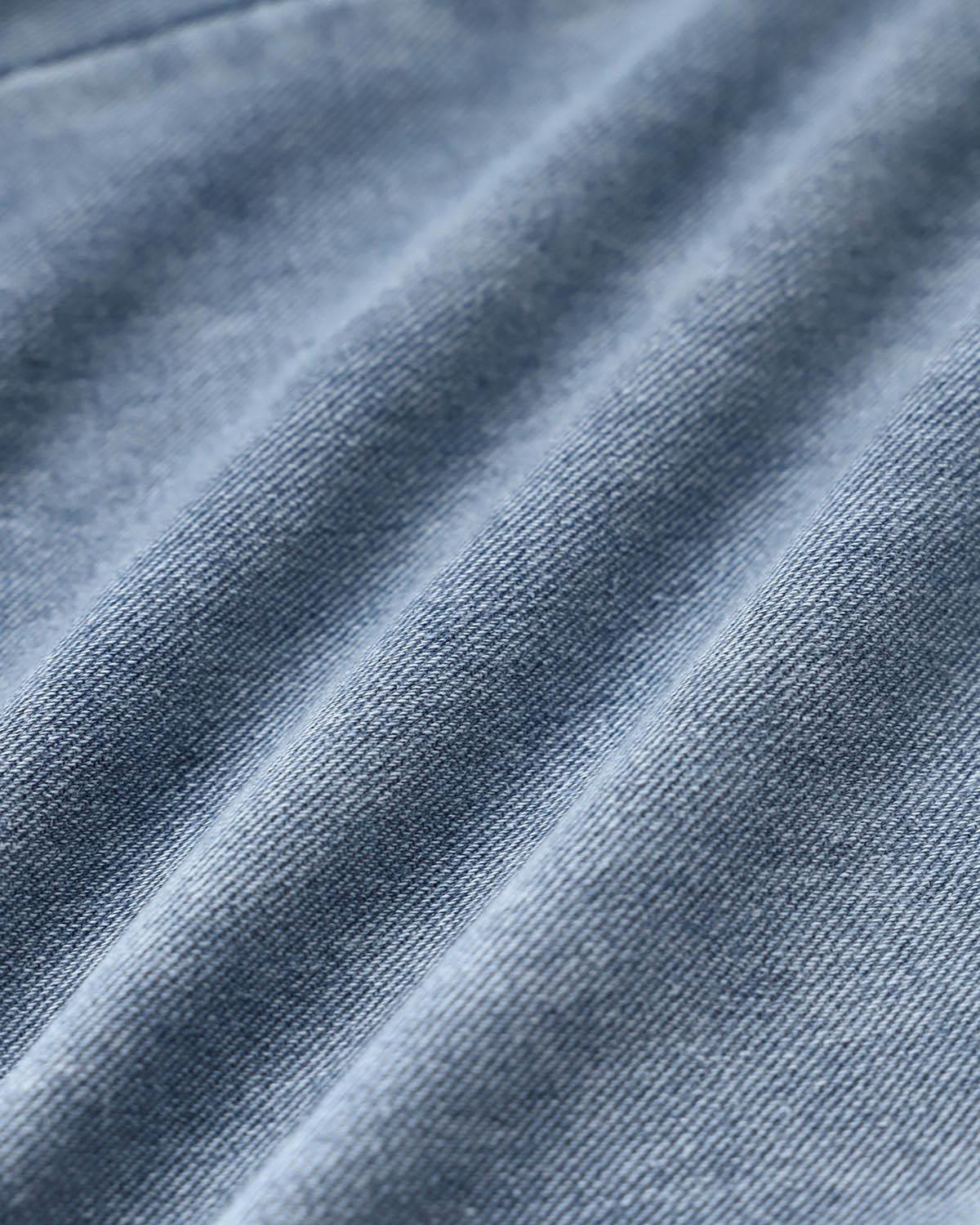 Blue Button Flared Jeans Product Image