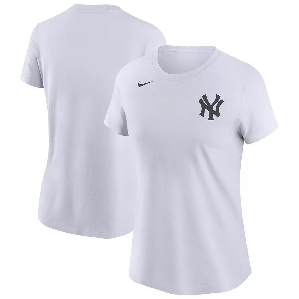 Women's Nike  White New York Yankees Wordmark T-Shirt, Size: Small Product Image