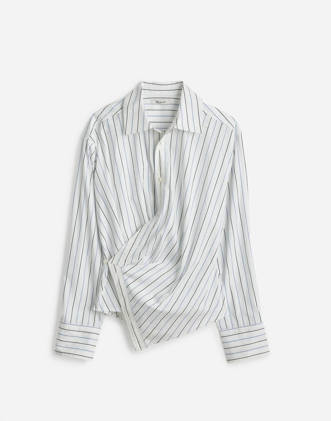 Asymmetric Button-Up Shirt Product Image