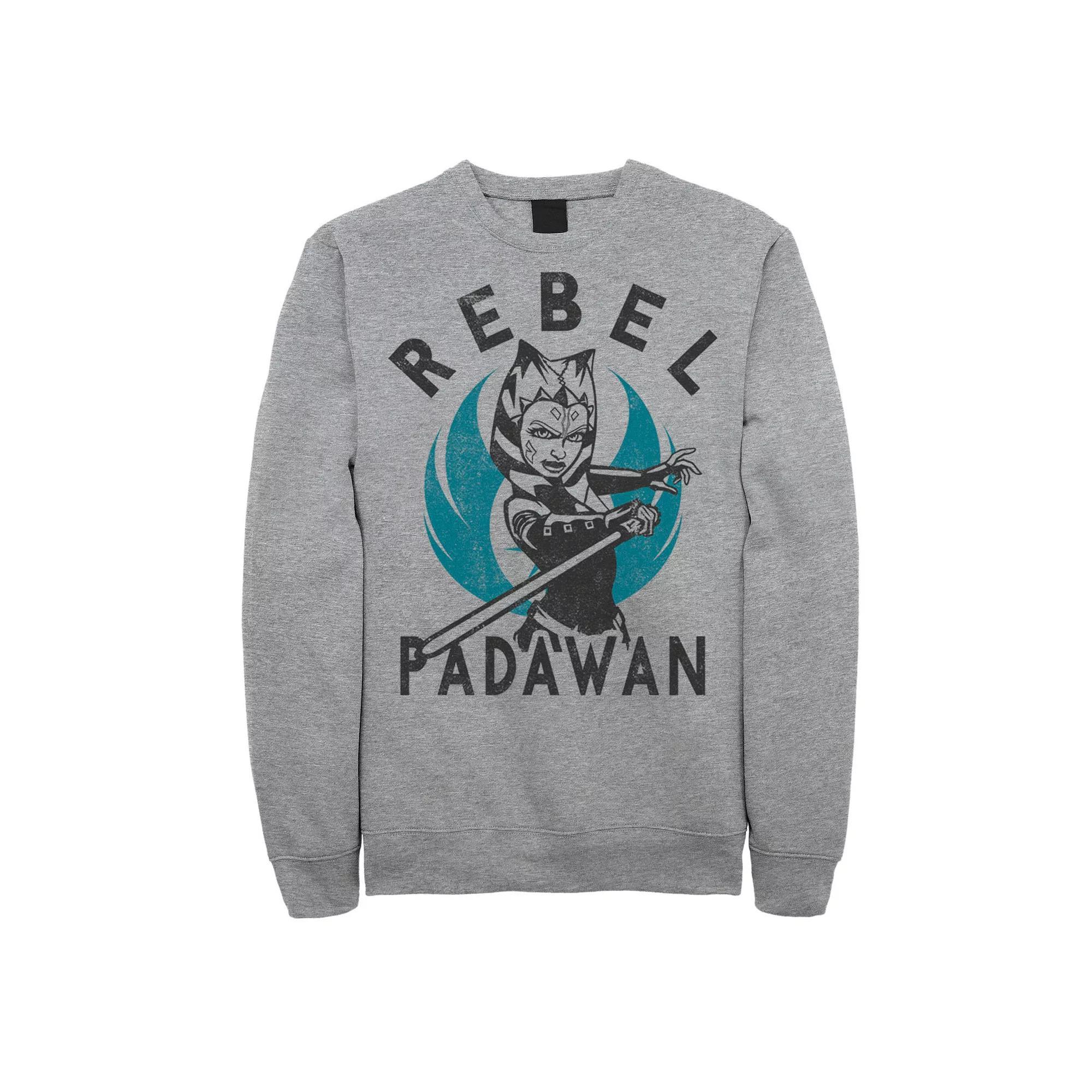 Men's Star Wars: Clone Wars Ahsoka Rebel Padawan Portrait Sweatshirt,  Product Image