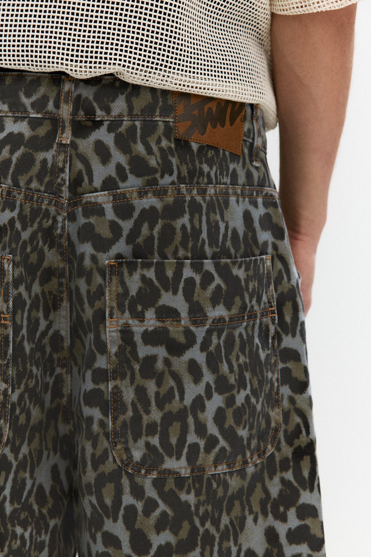 Leopard animal print jorts Product Image