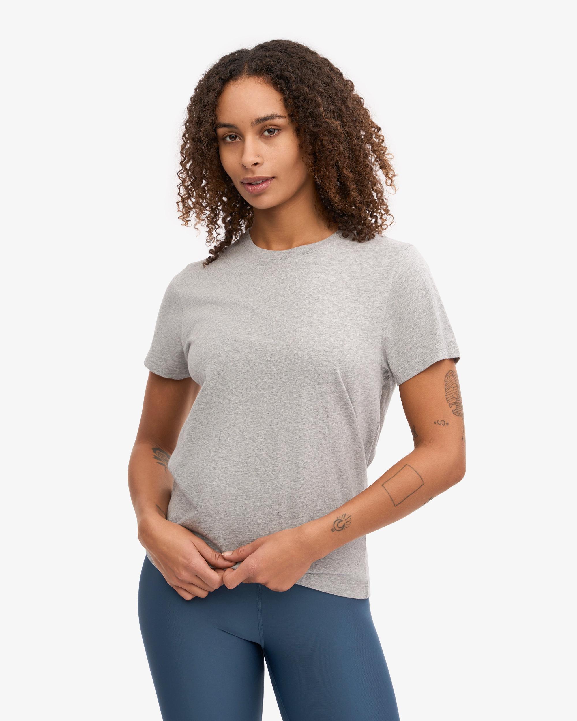 Women Light Organic Tee - Heather Grey Product Image